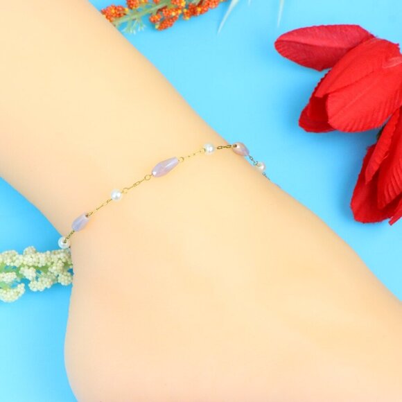 Elegant Handmade Anklet – Perfect for Women & Girls | Ideal Gift Option, DYC1433 - Picture 4 of 8
